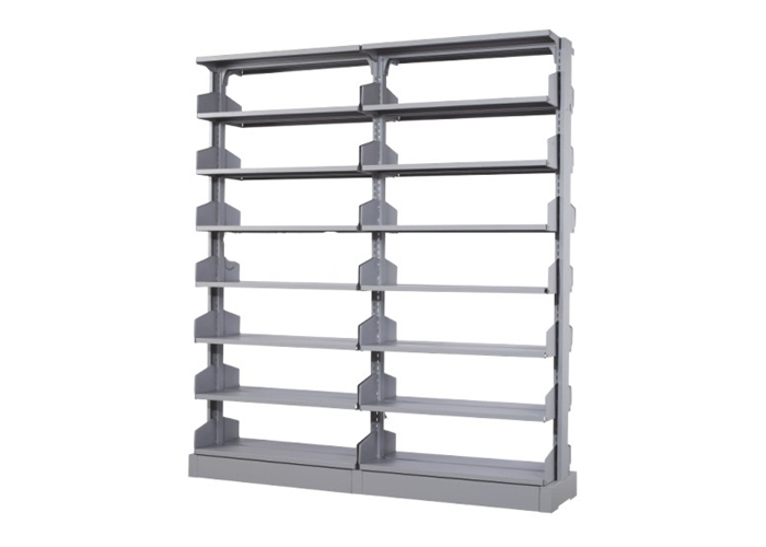 圖書館家具|圖書架|辦公家具|單柱雙面七層書架|七層書架