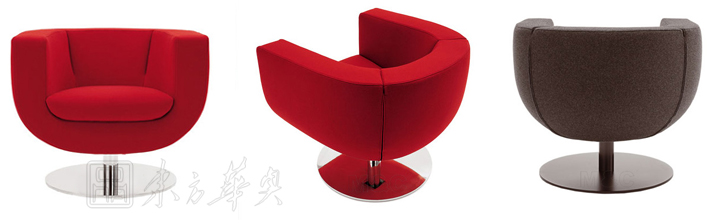 現代經典休閑椅|布面休閑椅|辦公家具|郁金香杯形椅|休閑椅|布面休閑椅